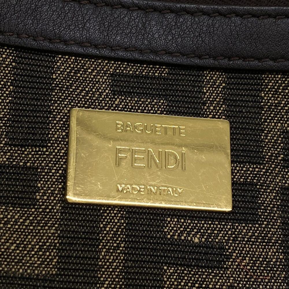 Fendi Mama Bucket Handbag 8BR600 Brown Dark Brown Pink - Picture 9 of 15